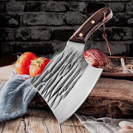 Topor camping mini cu husa, Otel Japonez HRC 60 calire manuala, maner lemn dur Huali