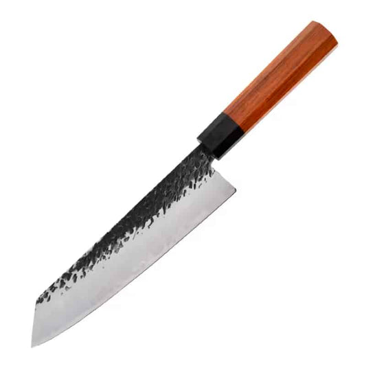 Cuțit Profesional Kiritsuke - Oțel Japonez, Seria Gyuto, Mâner Lemn Exotic