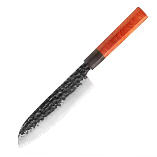 Cutit japonez Santoku maner lemn