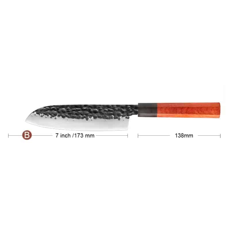 Cutit japonez Santoku dimensiuni